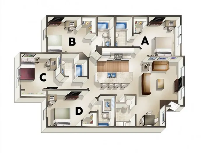 D2 Floor Plan