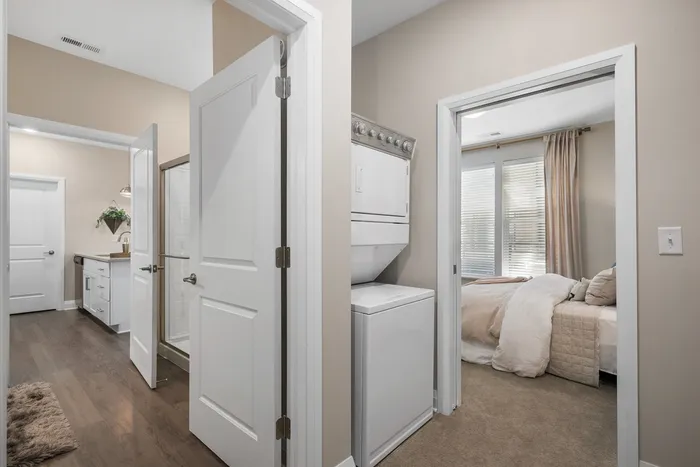 Legacy Model Walk-In Closet with In-Unit Washer and Dryer