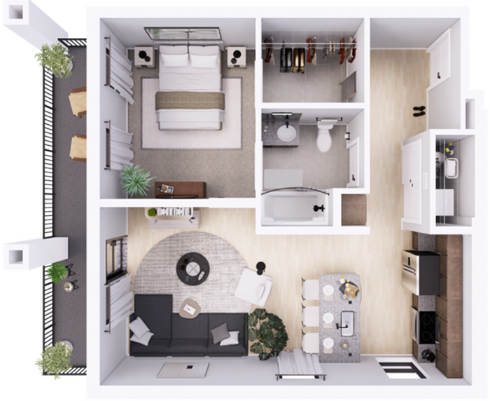 1C Floor plan