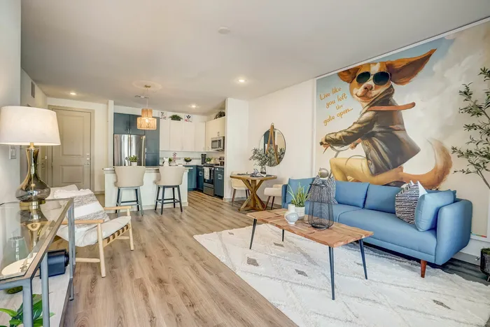 One Bedroom - Living/Kitchen