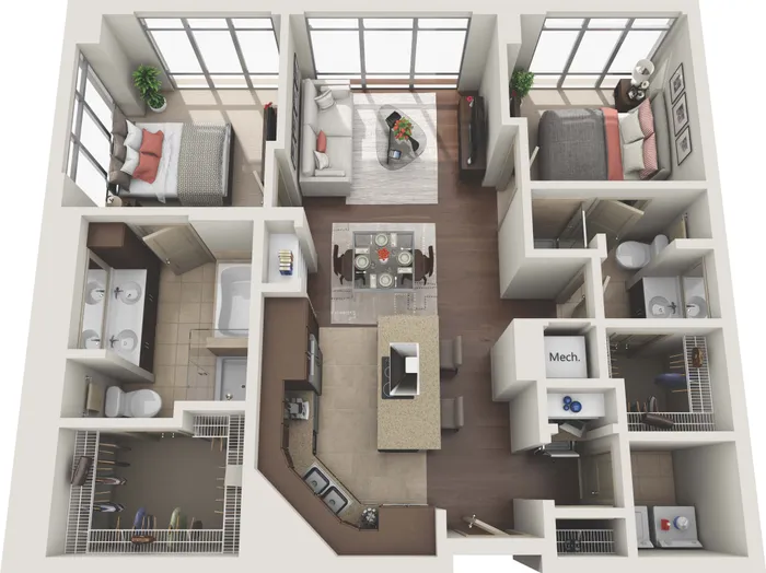 2 Bedroom 2 Bath