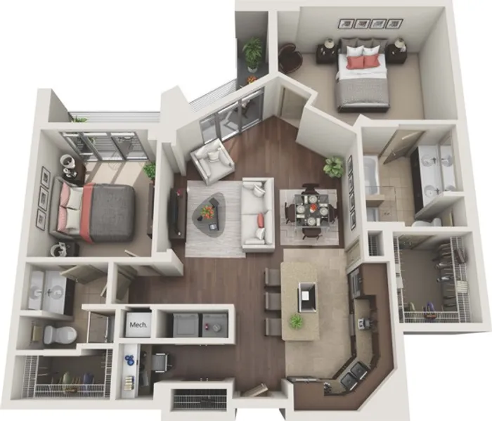 2 Bedroom 2 Bath