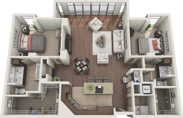 2 Bedroom 2 Bath