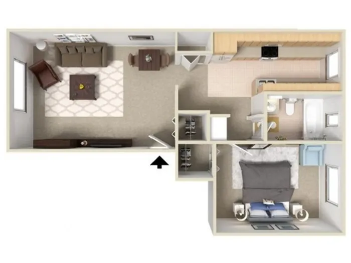 L Shape Layout