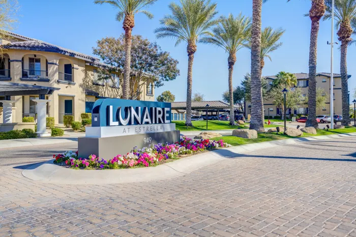 Sign - Lunaire Apartments | Goodyear, Arizona