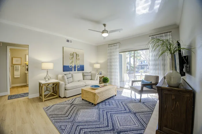 Living Room in apartment at Lunaire Apartments | Goodyear, Arizona
