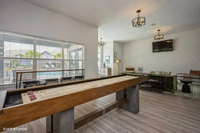 Calais Park Apartments | St. Petersburg, FL | Clubhouse Shuffleboard