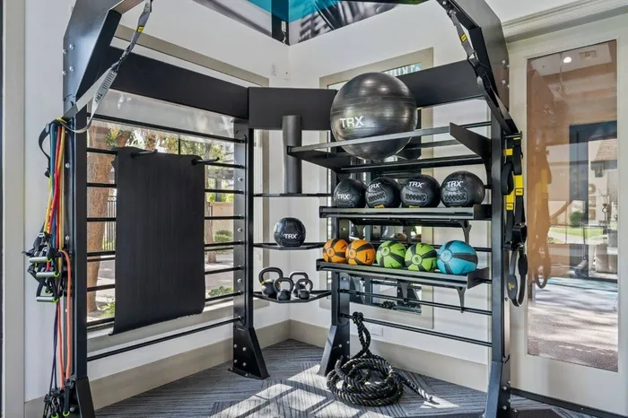 Exercise Equipment in Fitness Center at Lunaire Apartments | Goodyear, Arizona