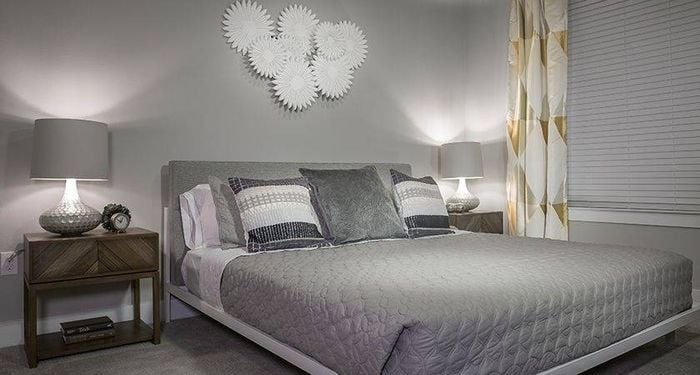 Comfortable Bedroom at Greenhouse; Houston Apartments