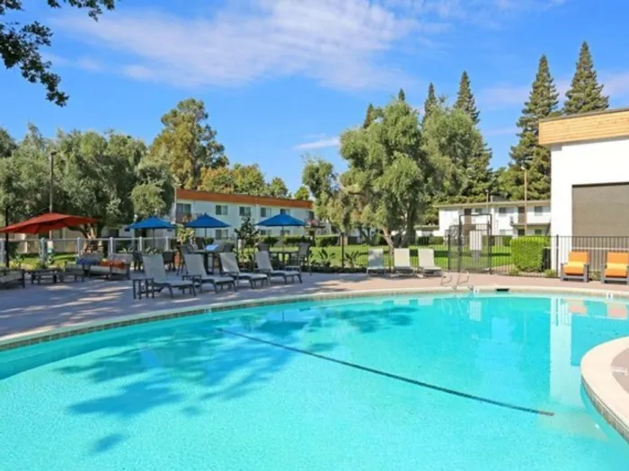 Swimming Pool at The Davenport; Apartments In Sacramento