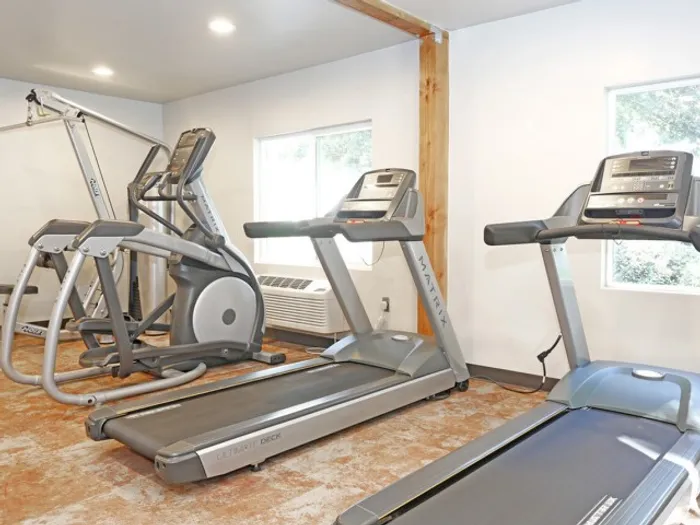 Exercise Equipment in Fitness Center at The Davenport; Apartments For Rent Sacramento