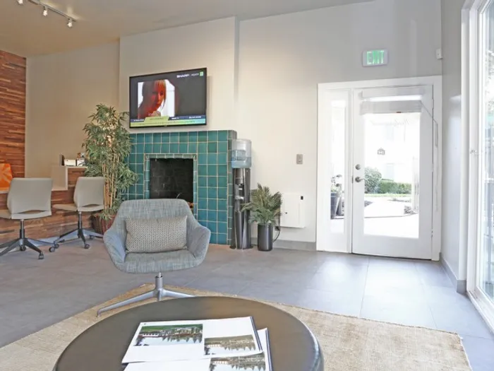 Thoughfully designed Community Club House at The Davenport; Apartments In Sacramento