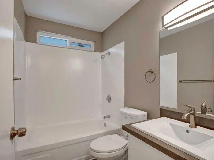 Traditional Bathroom at River Blu Apartments ; Apartments For Rent Sacramento
