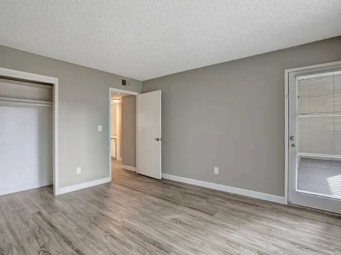 Comfortable Bedroom at River Blu Apartments ; Sacramento Apartments