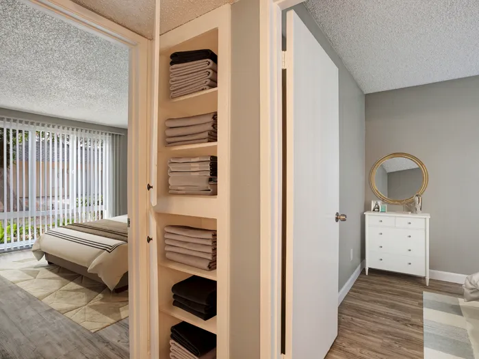 Spacious Hallway at River Blu Apartments ; Apartments Sacramento