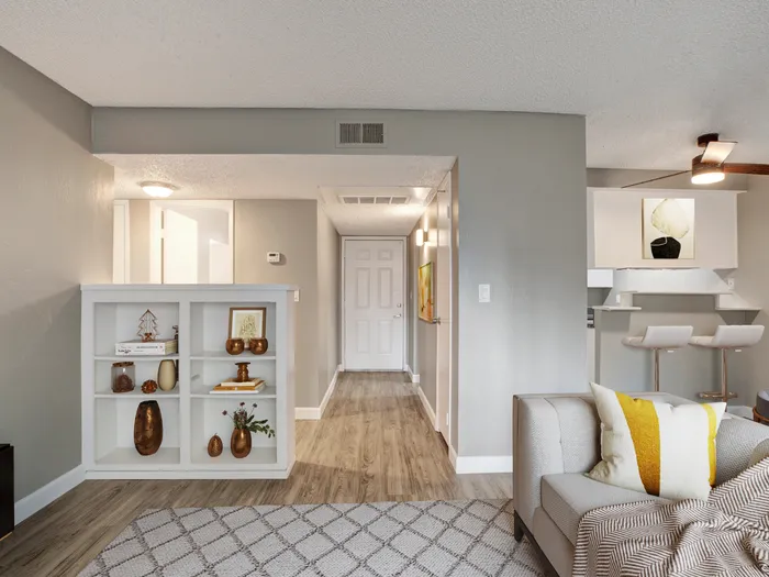 Prep-friendly Kitchen at River Blu Apartments ; Apartments Sacramento