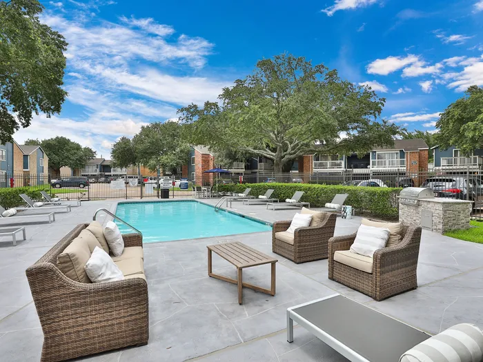 Barringer Square | Webster, TX | Sparkling Pool w/ SUndeck