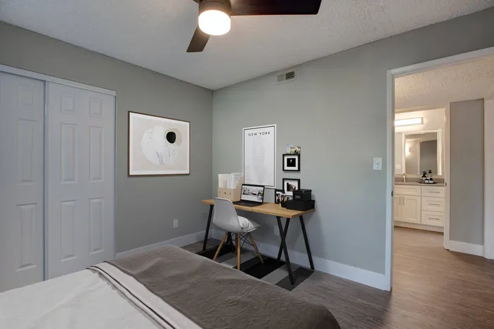 Roomy Bedroom at The Davenport; Apartments In Sacramento