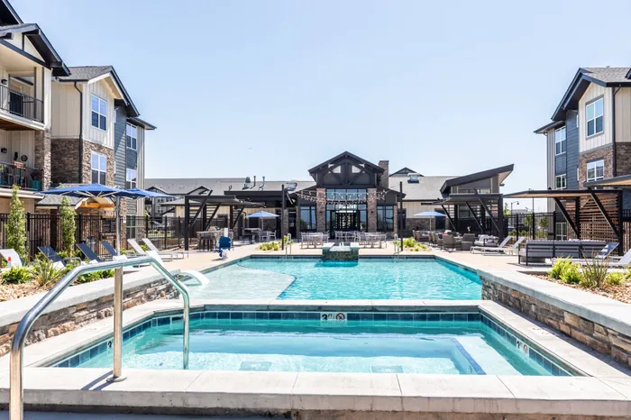 Luxury Pool | Peakline at Copperleaf | Aurora Apartments