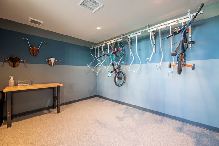 Bicycle Lounge/Repair Shop | Peakline at Copperleaf | Aurora Apartments