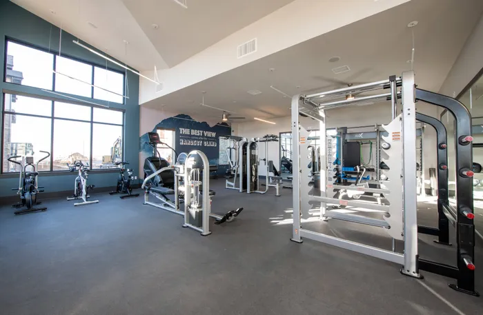State-of-the-art 24/7 fitness center | Peakline at Copperleaf | Aurora Apartments