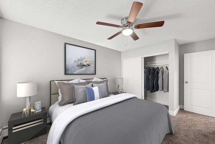 Florida Station | Aurora, CO | Carpeted Bedroom