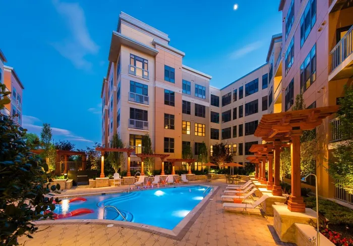 Maven at Wheaton | Silver Spring, MD | Evening Pool View