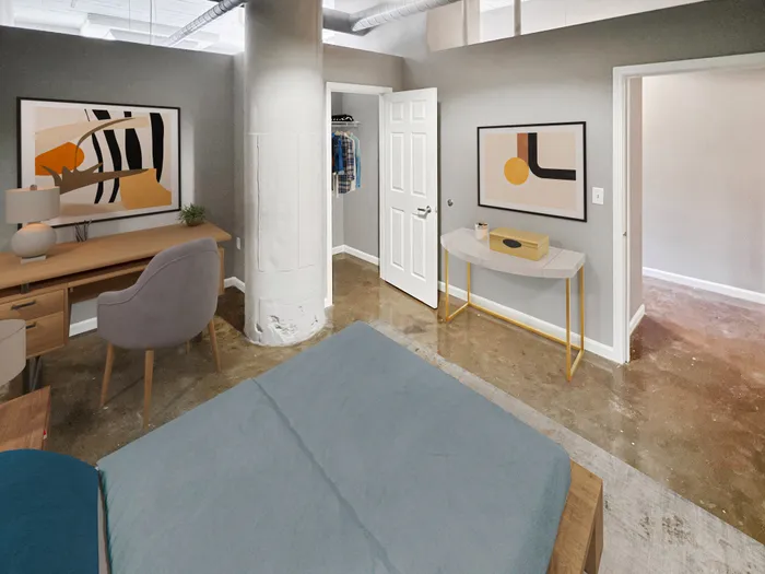 Cold Storage Lofts | Kansas City, MO | Spacious Bedroom
