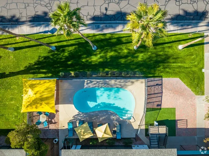 Dwell | Scottsdale, AZ | Aerial Pool