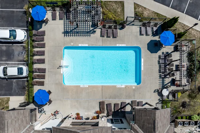 Four Pointe Apartments | Columbus, OH | Swimming Pool Aerial