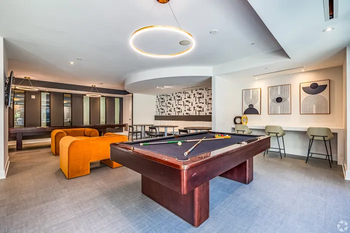 Maven at Wheaton | Silver Spring, MD | Clubhouse w/ Pool Table