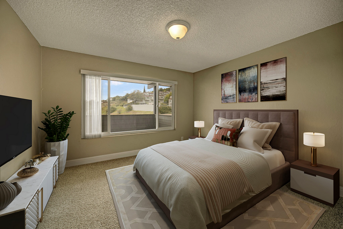 The Heights | San Leandro, CA | Bedroom w/ Natural Lighting