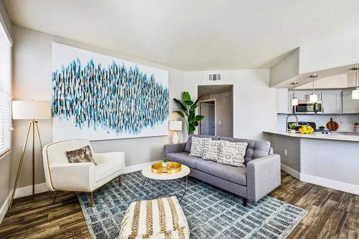 Spacious living room