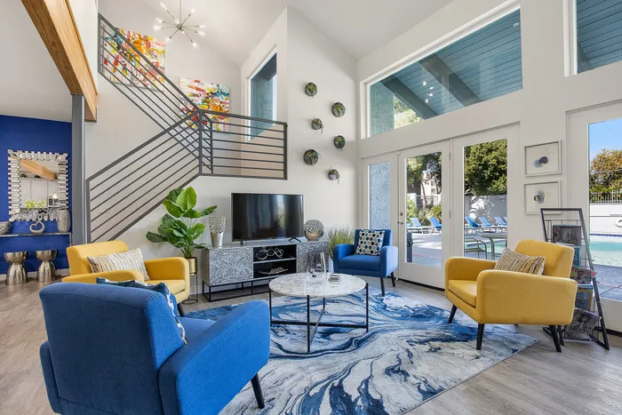 Modern leasing office