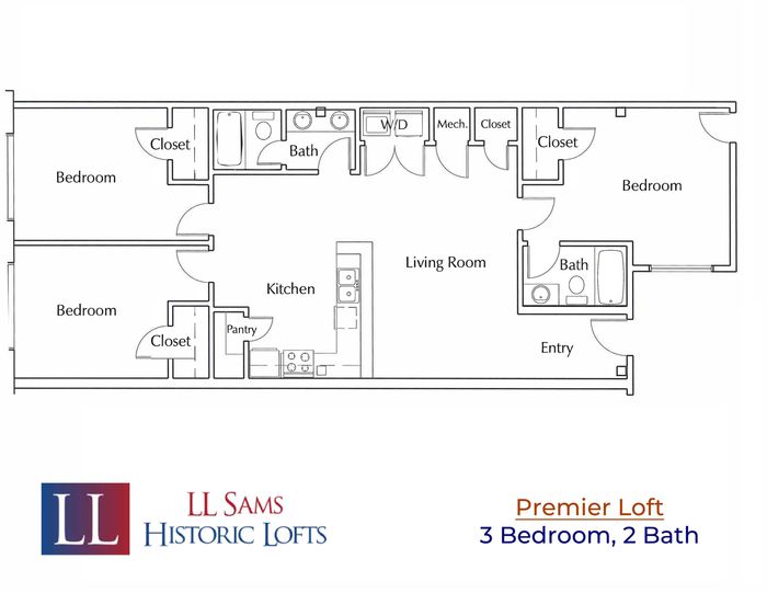 Premier 3-2 Floor Plan