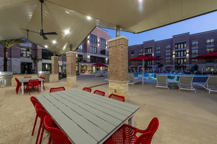 Poolside Cabana with Grills