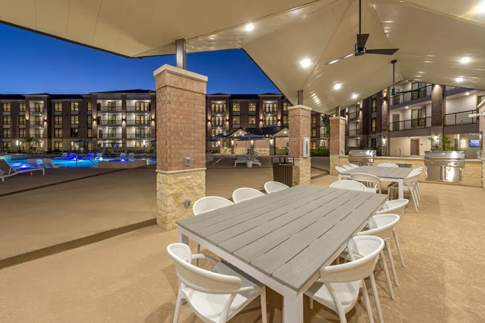 Cabana with grills