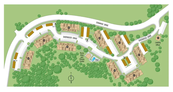 Site Map of Summit at Sausalito | Summit at Sausalito Apartments | Apartments in Sausalito, CA