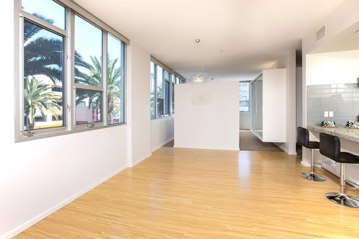 Studio Apartment Kitchen Bedroom Barrier | Anaheim, CA Apartments | The Mix at CTR City