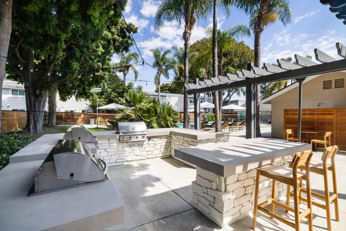 BBQ Area | Apartments in Huntington Beach, CA | The Breakwater Apartments