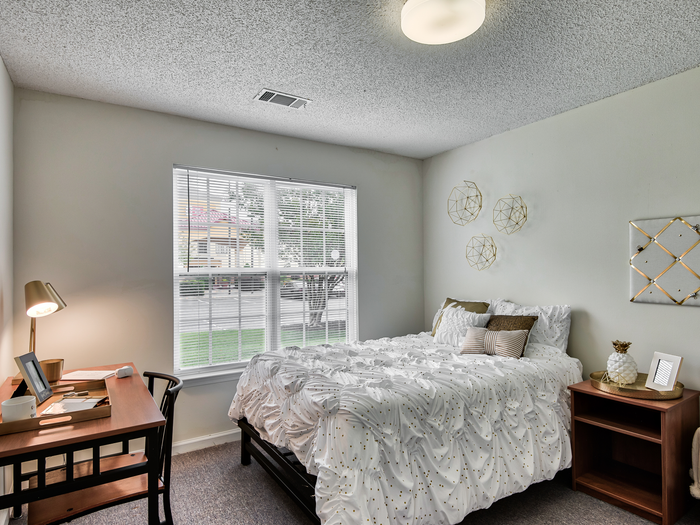 Spacious Bedroom | Greenville NC Apartment Homes | Campus Pointe