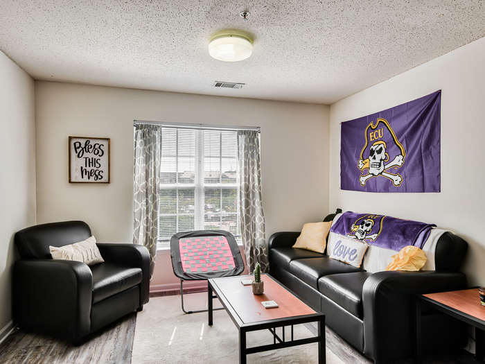 Spacious Living Room | Apartments in Greenville, NC | Campus Pointe