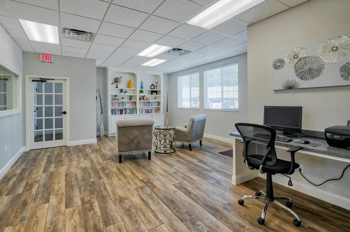 Library And Computer Center Leisure Living