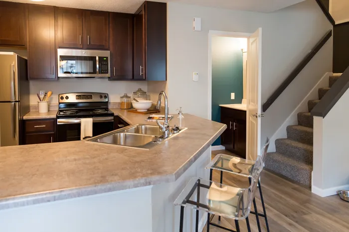 Kitchen Interior at Metro On 5th