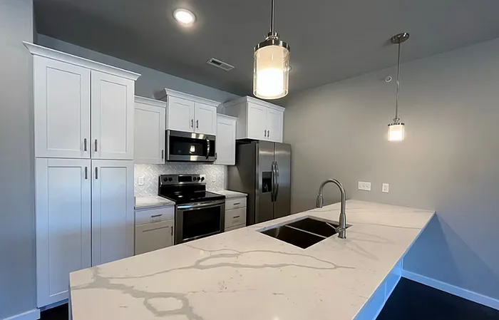 Modern Kitchen with Stainless Steel Appliances