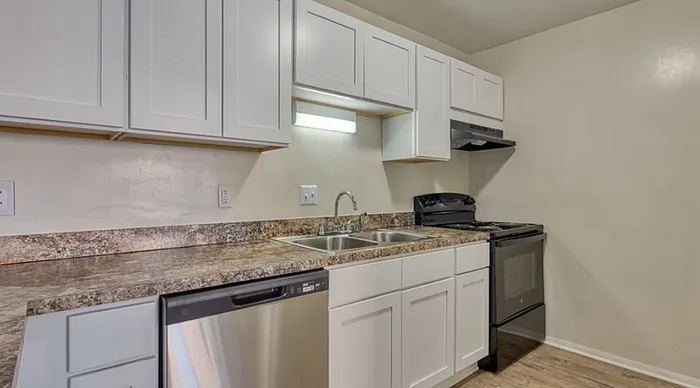 Apartment Kitchen Area At Green Tree Apartment