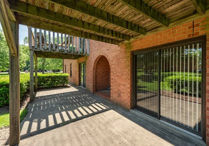 Patio Space At Green Tree Apartment