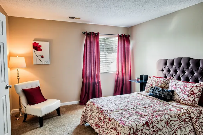Bedroom at Scandia Apartments