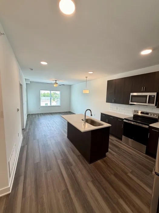 Kitchen and Living Room