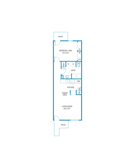 One bedroom one bath